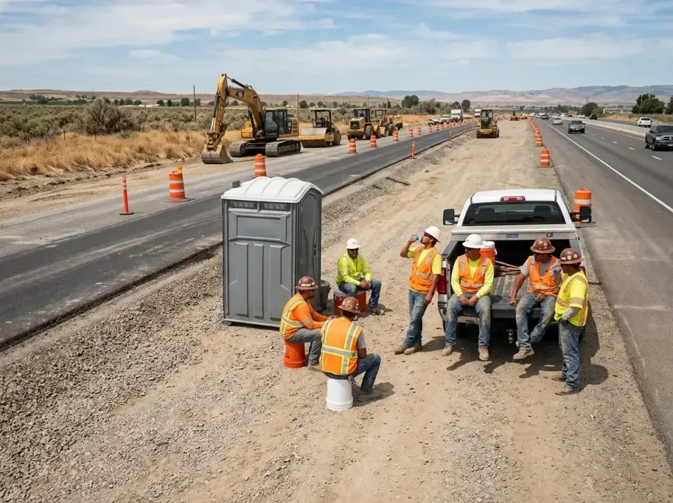 highway-road-construction-crew-007 — frequently asked questions, Porta Potty and Restroom Rentals in Dock Junction, GA